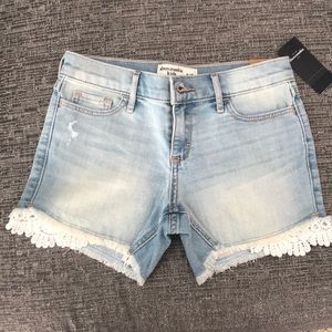 Abercrombie Kids denim shorts
